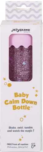 Jellystone Designs, butelka sensoryczna, soft pink