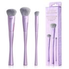 JESSUP, Luxury Purple Face Coverage Trio Makeup Brush, zestaw pędzli do makijażu, T513, 3 szt.