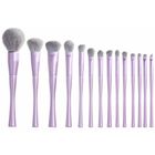JESSUP, Luxury Purple Makeup Brush, zestaw pędzli do makijażu, T512, 14 szt.