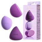 JESSUP, Soft Plus Makeup Sponges, zestaw gąbeczek do makijażu, SP017, 3 szt.