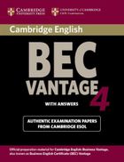 Język angielski. Cambridge English. BEC Vantage 4. Student's Book with answers