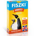 Język angielski. Fiszki obrazkowe + Kwartet. Zwierzęta