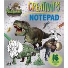 Jiri Models, notatnik kreatywny, Dinozaury, 16 kartek, 1 szt.