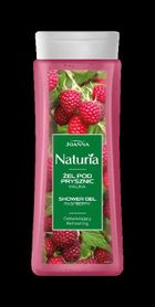 Joanna, Naturia, odświeżający żel pod prysznic, malina, 300 ml