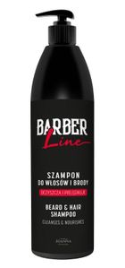 Joanna Professional, Barber Line, szampon do włosów i brody, 1000 ml