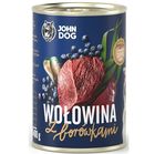 John Dog, Berry, Adult, wołowina z borówkami, karma mokra dla psa, 400g