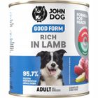 John Dog, Good Form, dorosły, jagnięcina, karma mokra dla psa, 800g