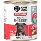 John Dog, Good Form, dorosły, wołowina, karma mokra dla psa, 800g