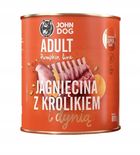 John Dog, Pumpkin, Adult, jagnięcina królik dynia, karma mokra dla psa, 800g