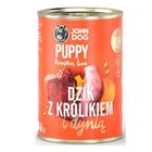 John Dog, Pumpkin, Puppy, dzik królik dynia, karma mokra dla psa, 400g
