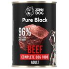 John Dog, Pure Black, karma dla psa, wołowina, 800g
