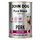John Dog, Pure Black Sensi, karma dla psa, wieprzowina, 400g