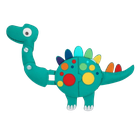 Jolly Designs. Dinozaur. Podróżna książeczka sensoryczno-manipulacyjna