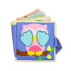 Jolly Designs. Sowa. Książeczka sensoryczno-manipulacyjna