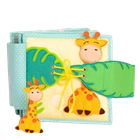 Jolly Designs. Wesoła Dżungla. Książeczka sensoryczno-manipulacyjna