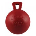 Jolly Pets, piłka z uchwytem czerwona, zabawka dla psa, 15 cm