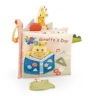 JollyBaby, Dzień Żyrafy, miękka książeczka sensoryczna