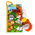 JollyBaby, Puchate zwierzaki, miękka książeczka