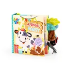 JollyBaby, Zwierzaki na urodzinach, miękka książeczka sensoryczna