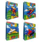 Ju-piter, torebka prezentowa, dziecięca, rozmiar L, klocki 3D, 1 szt.