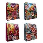 Ju-piter, torebka prezentowa, rozmiar L, Kwiaty metal, 1 szt.