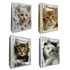 Ju-piter, torebka prezentowa, rozmiar L, metalizowana Kotki, 1 szt.