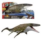 Jurassic World, Bite ‘n Blast, Mozazaur Atak paszczą, dinozaur z funkcją + mała figurka, zestaw