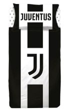 Juventus Turyn, komplet pościeli bawełnianej renforce, 140-200+70-90 cm