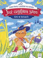 Już czytam sam. Kot w Butach. Duże litery i podział na sylaby