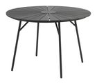 Jysk, Rangstrup, stół ogrodowy, czarny, 110 cm