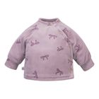 Kaftanik dziewczęcy, welurowy, fioletowy, Eevi