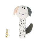 Kaloo, Stimuli, Piesek, miękka grzechotka z lusterkiem, 14 cm