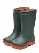 Kalosze dziecięce, zielono-pomarańczowe, Realpaks