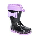 Kalosze dziewczęce, czarne, American Club