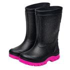 Kalosze dziewczęce, czarne, Realpaks