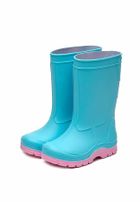 Kalosze dziewczęce, niebiesko-różowe, Realpaks