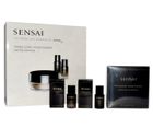Kanebo, Sensai Set, zestaw, Translucent Loose Powder, puder sypki, 20g, Luminous Sheer Foundation LS 203, rozświetlający podkład, 2 ml, Glowing Base, rozświetlająca baza, 2 ml