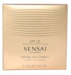 Kanebo, Sensai Silky Bronze Natural Veil Compact, puder i podkład do twarzy, SC02 Natural, SPF 20, 8,5 g
