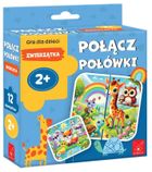 Kangur, Połącz połówki, Zwierzątka, puzzle, 12 elementów