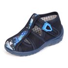 Kapcie chłopięce, granatowe, Nazo