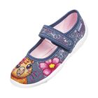 Kapcie dziewczęce, granatowe, Vi-GGa-Mi