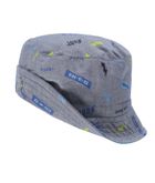 Kapelusz chłopięcy, niebieski, napisy, Döll