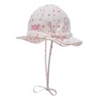 Kapelusz dziewczęcy, wiązany, biały, Döll