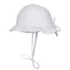 Kapelusz dziewczęcy, wiązany, biały, Döll