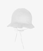 Kapelusz dziewczęcy wiązany, biały, Iltom