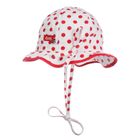 Kapelusz dziewczęcy, wiązany, czerwony, Döll