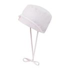 Kapelusz dziewczęcy, wiązany, lniany, ecru, Döll