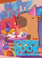 Kapibary. Kolorowanka z naklejkami