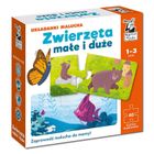 Kapitan Nauka. Zwierzęta małe i duże. Układanki malucha