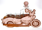 Karafka Motocykl na alkohol z kieliszkami, 0,5 l